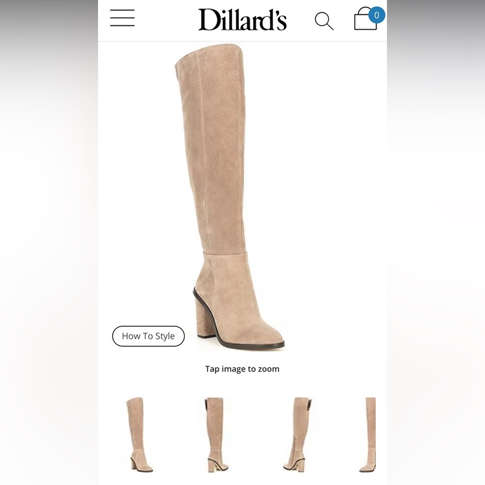 Gianni Bini over the knee suede boots